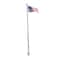 Vestil Stainless Steel Flagpole, 20 ft. Height FLP-20-SS - alternate 2